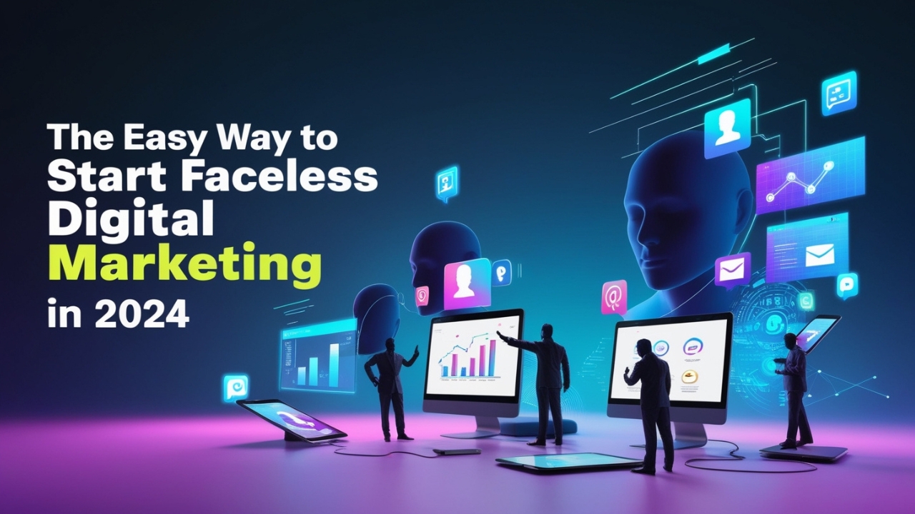 The Easy Way to Start Faceless Digital Marketing In 2024