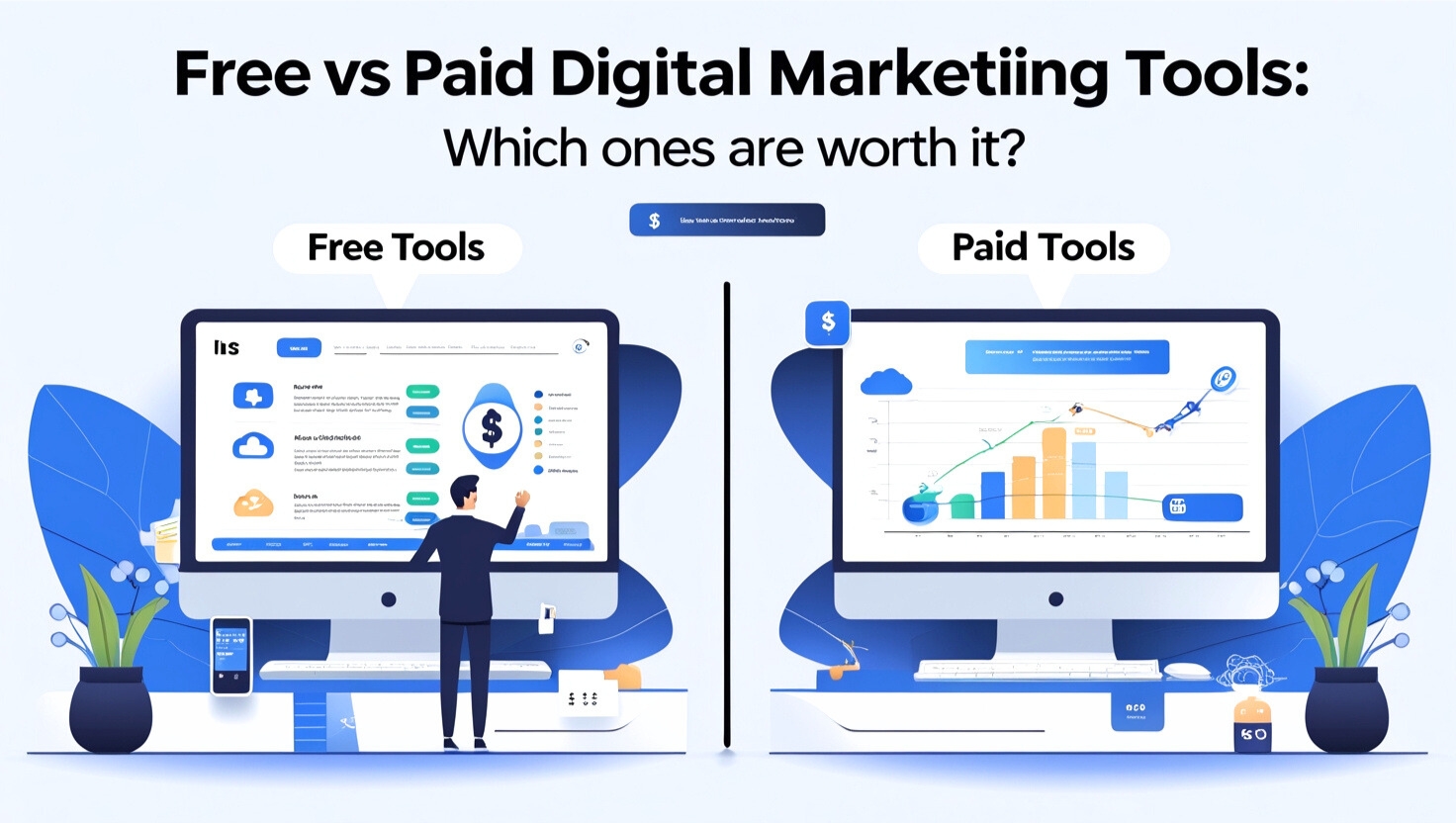 Free vs Paid Digital Marketing Tools - Which Ones Are Worth It?
