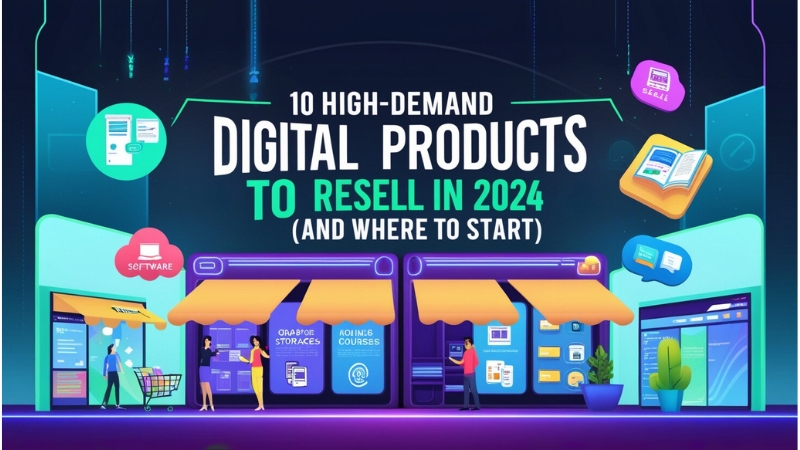 10 High-Demand Digital Products to Resell in 2024 (And Where To Start)