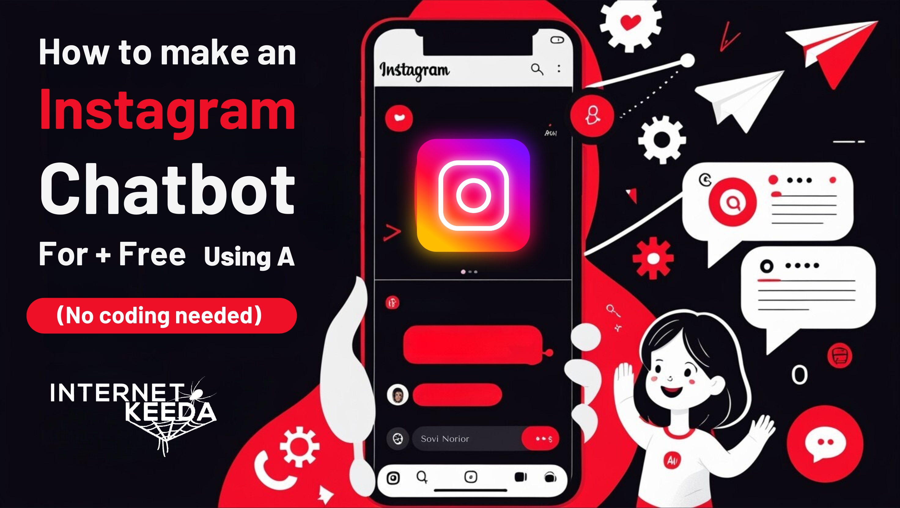 How to Make an Instagram Chatbot for Free Using AI (No Coding Needed)