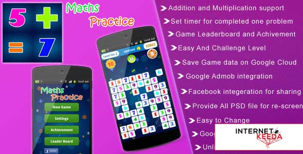 67-Maths Practice Mobile App