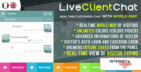 79-Live Client Chat - Help Chat With Visitors Map