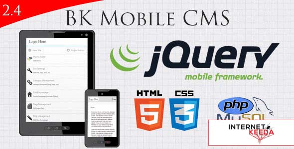 98-jquery Mobile Website With Full Admin Panel