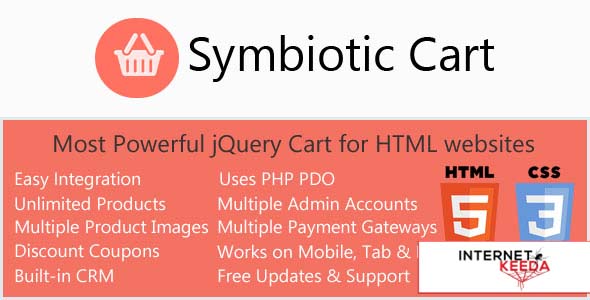 141-AJAX Cart for HTML websites with Orders & Invoices