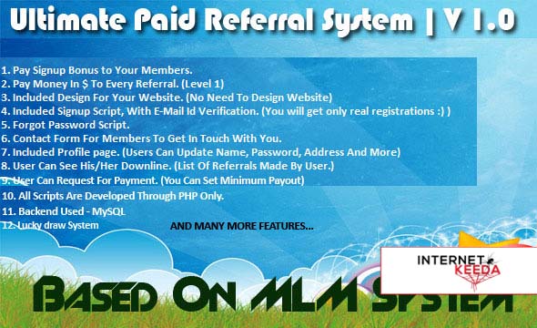 152-Ultimate Paid Referral System