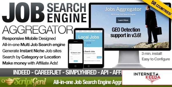 161-Instant Job Search Engine Aggregator