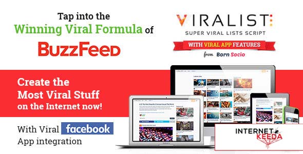 170-Viralist - Viral lists script with Facebook App