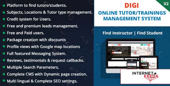 181-Digi Online Tutor/Trainings Management System