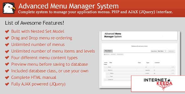 188-Advanced Menu Manager System