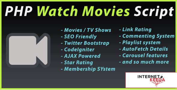 248-PHP Watch Movies Script