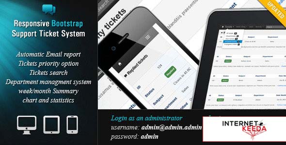 273-Responsive Bootstrap Support Ticket System