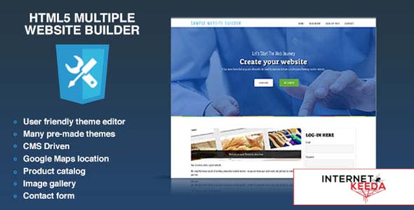 301-HTML5 multiple website builder - Multisite CMS