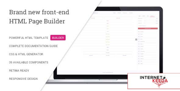 314-VSBuilder - Pure HTML and CSS Page Builder