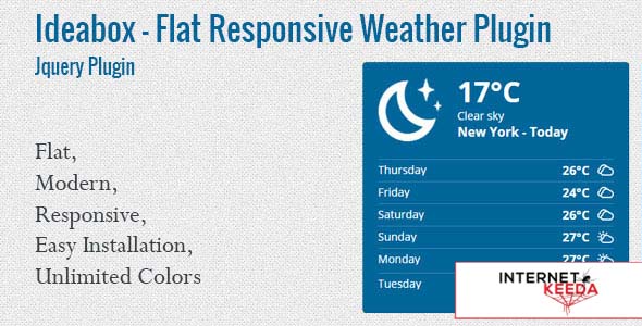 337-Ideabox - Flat Responsive Weather Plugin