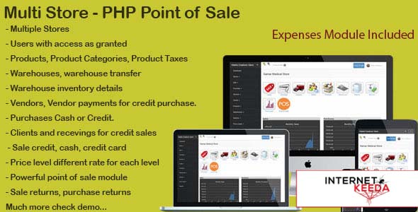 386-Multi Store - PHP Point Of Sale