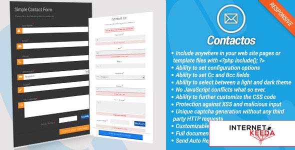 442-Cross Platform Simple PHP Contact Form