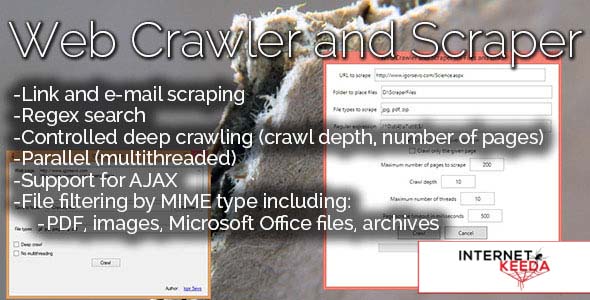 445-Web Crawler and Scraper for Files and Links