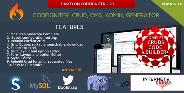 507-Codeigniter CMS - CRUD Builder - Administrator