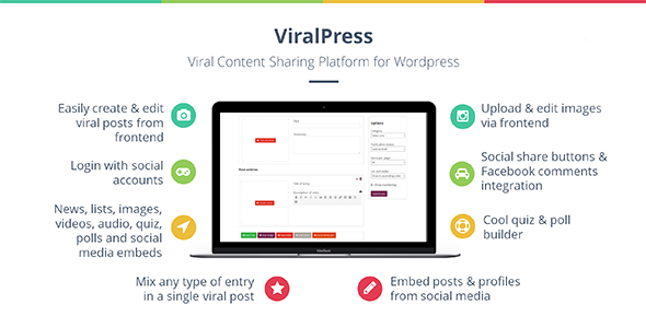 591-ViralPress v1.1 - Viral news, lists, quiz, videos & polls plugin