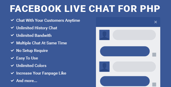 606-Facebook Live Chat for PHP