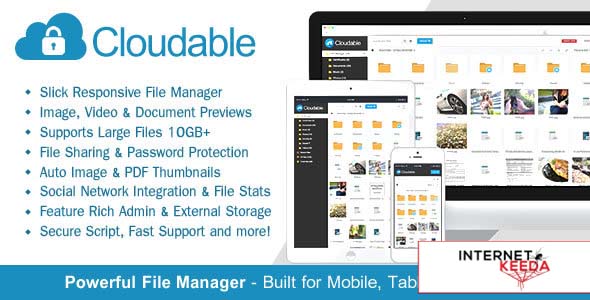 654-Cloudable - File Hosting Script - Securely Manage, Preview & Share Your Files