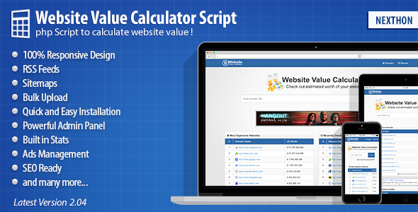 808-Website Value Calculator Script