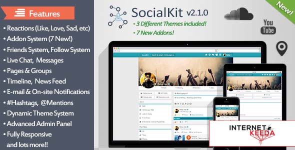 812-SocialKit v2.1.0 - The Ultimate Social Networking Platform