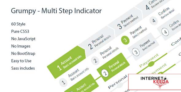 829-Grumpy - Multi Step Indicator 60 Style