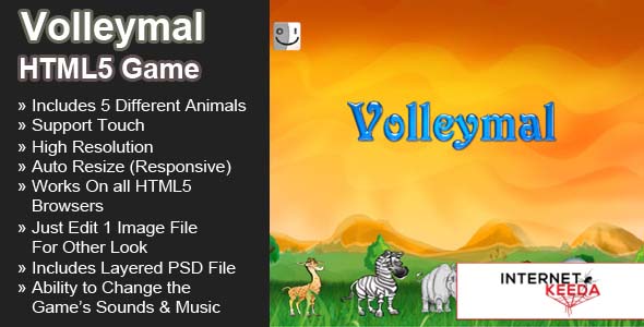 833-Volleymal - HTML5 Sport Games