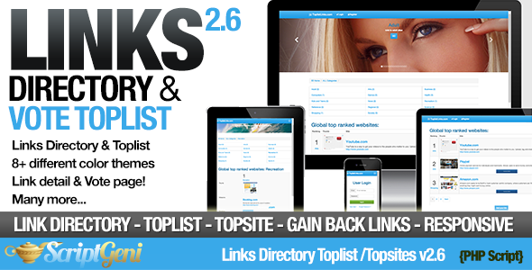 855-Links Directory & Toplist v2.6