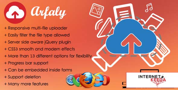 901-Arfaly.js - Powerful & responsive multi digital file uploader