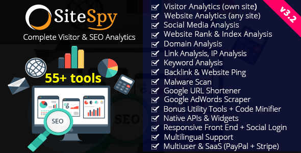 1075-SiteSpy v3.2 - Complete Visitor & SEO Analytics