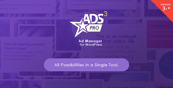 1116-ADS PRO v3.3.0 - Multi-Purpose WordPress Ad Manager