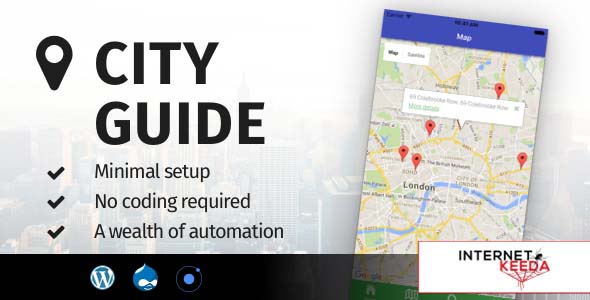 1167-City Guide Ionic - Full Application with Firebase backend