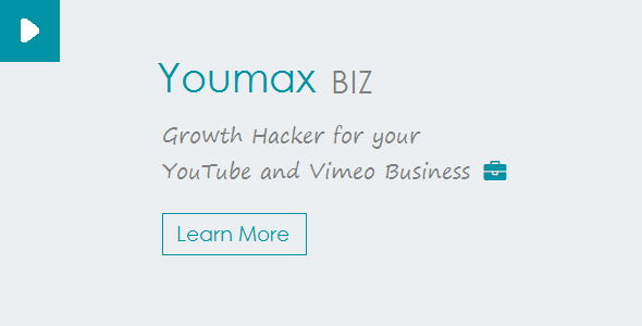 1197-Youmax v2 - Grow your YouTube and Vimeo Business