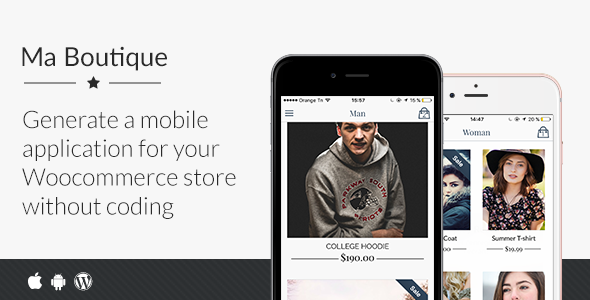 1211-Ma Boutique - Full Ionic Mobile App for Woocommerce