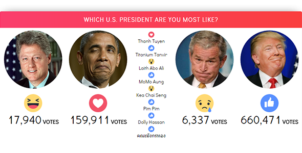 1260-Facebook Live Reactions Vote (real-time)