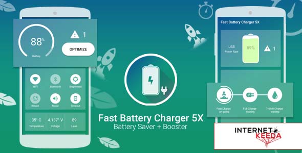 1358-Fast Battery Charger 5x & Battery Saver + Booster With Facebook Audience Network ( AdChoice )