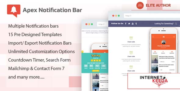 5909-Apex Notification Bar v2.0.9 - Responsive Notification Bar Plugin for WordPress