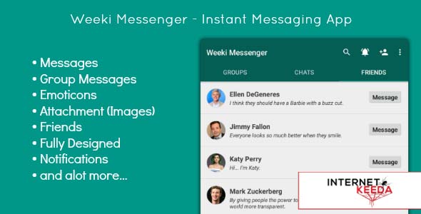 1398-Weeki Messenger - Instant Messenger (Full App)