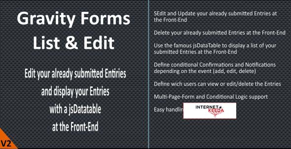 1465-Gravity Forms - List & Edit v2.3.0