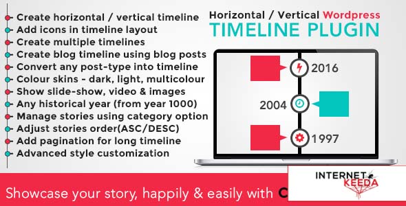 1473-Cool Timeline Pro v2.0.3 - WordPress Timeline Plugin