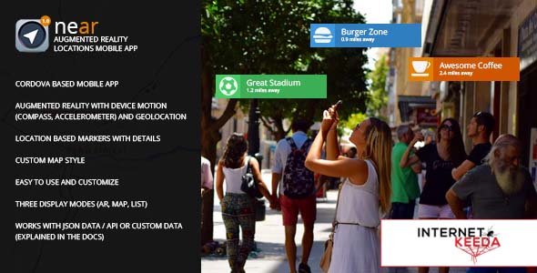 1563-near - Augmented Reality Locations Mobile App