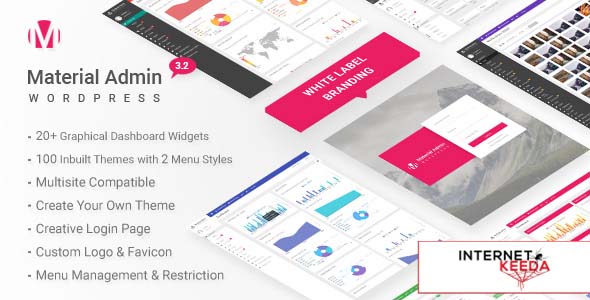 1692-Material v3.2 - White Label WordPress Admin Theme