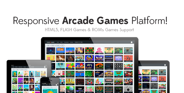 3934-Responsive HTML5, Flash Games & ROMs Games Platform - Arcade Game Script v1.2.2