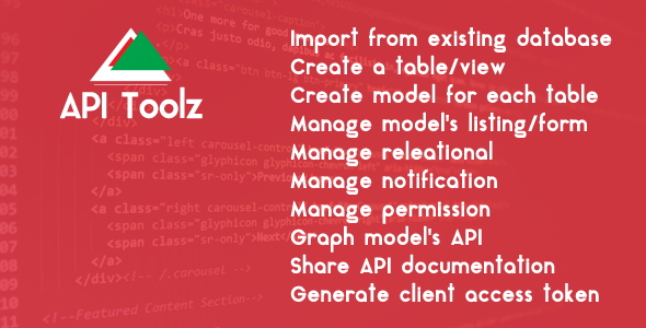 1797-API Toolz - PHP Laravel v5.4 Backend + API GUI Tools