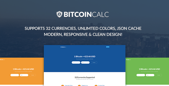 1932-Bitcoin Calculator - Supports 32 Currencies