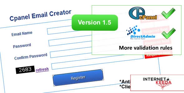 2008-Cpanel Email Creator v1.61