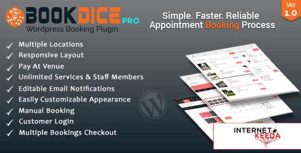 2049-BookDice v1.0 - Appointment Booking and Scheduling for Wordpress