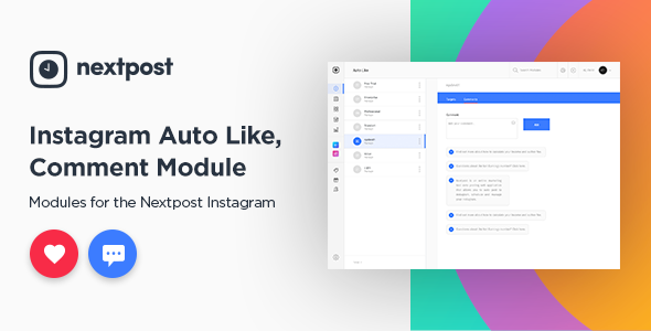 2052-Instagram Auto Like & Comment Modules for Nextpost Instagram